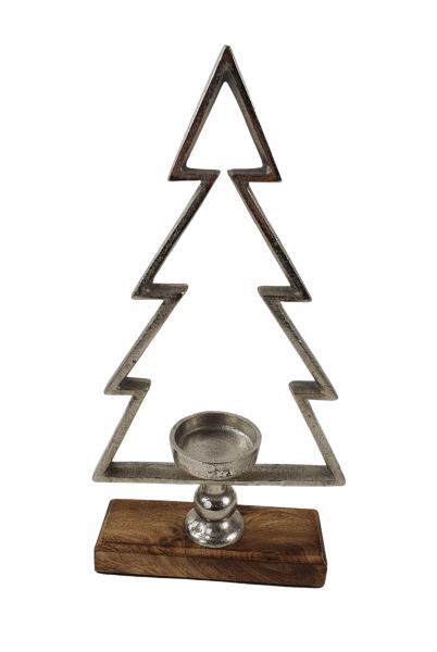 Teelichthalter Tannenbaum 33 cm